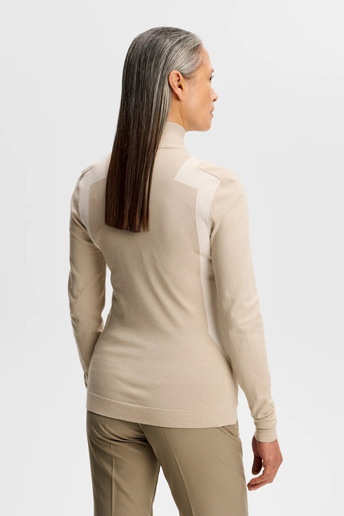 Bianca Knitted Zip Sweater Women Island Fossil