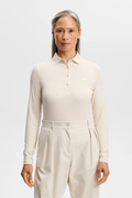 Flor LS Polo Damen Moonbeam
