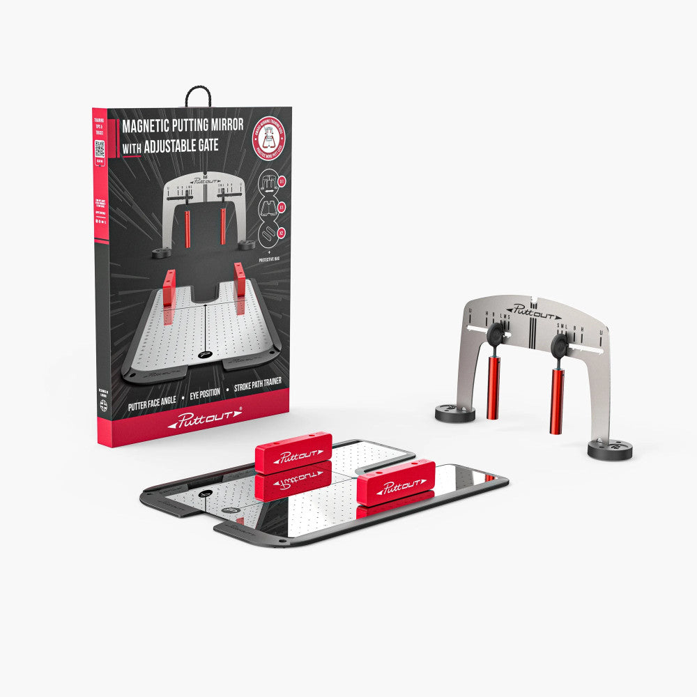 Magnetischer Putting-Spiegel mit verstellbarem Gate