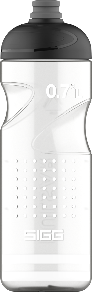 Pulsar Transparent White Trinkflasche