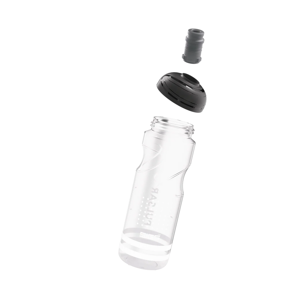 Pulsar Transparent White Water Bottle