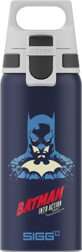 WMB Batman into Actiion Blue Trinkflasche