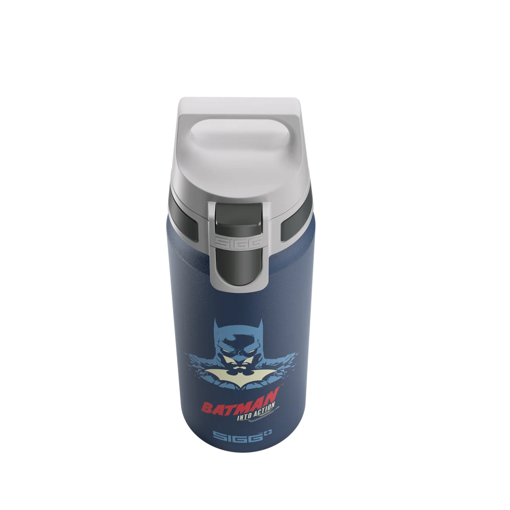 WMB Batman into Actiion Blue Water Bottle