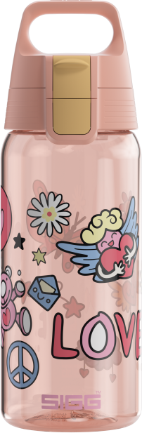 TOTAL COLOR ONE PEACE & LOVE Trinkflasche