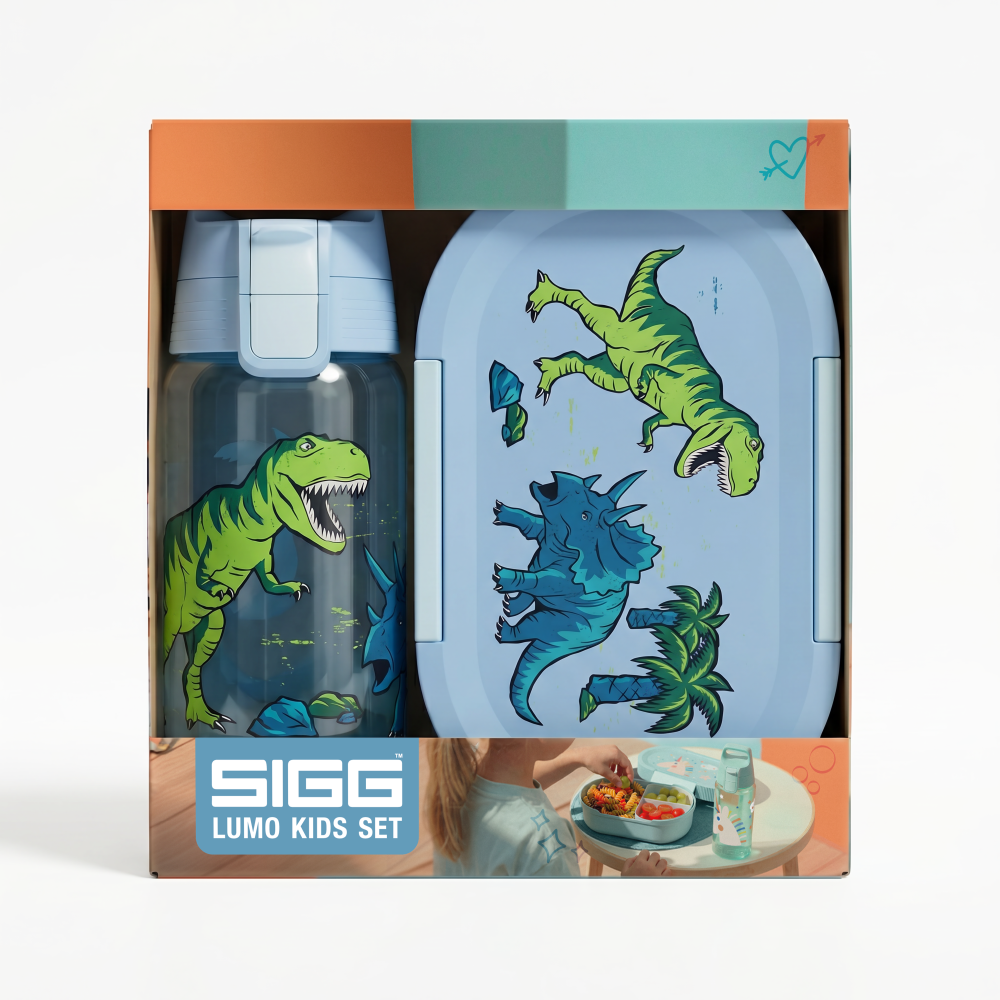 LUMO KIDS SET DINOSAURS Trinkflasche