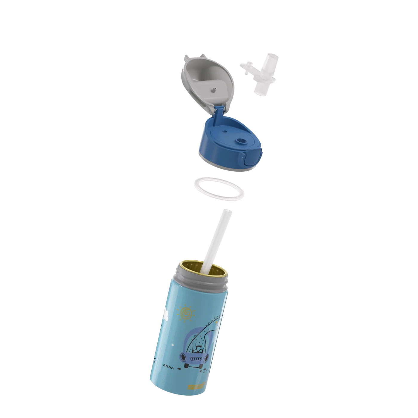 MK WMB Dino Drive Trinkflasche