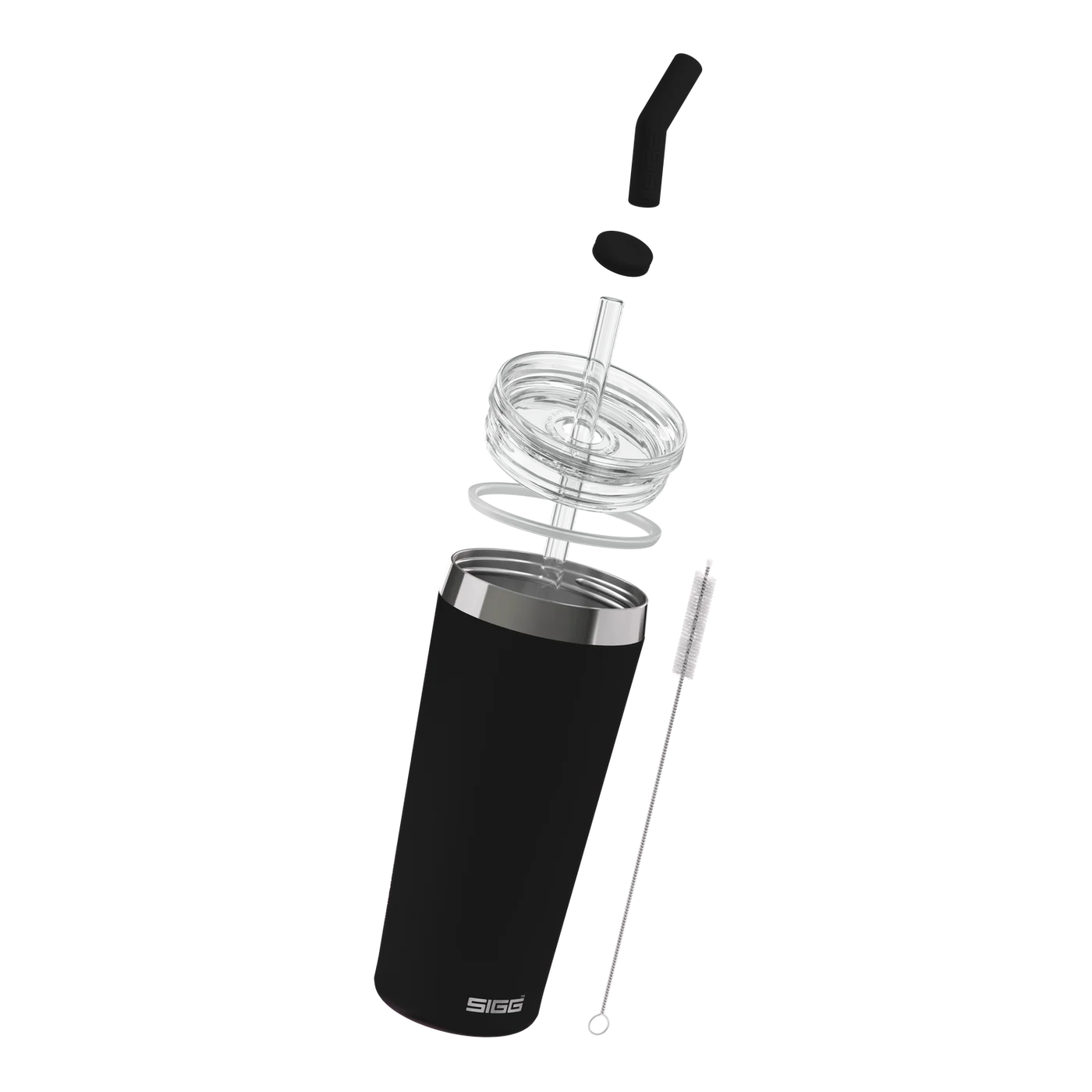 Helia Black Trinkflasche