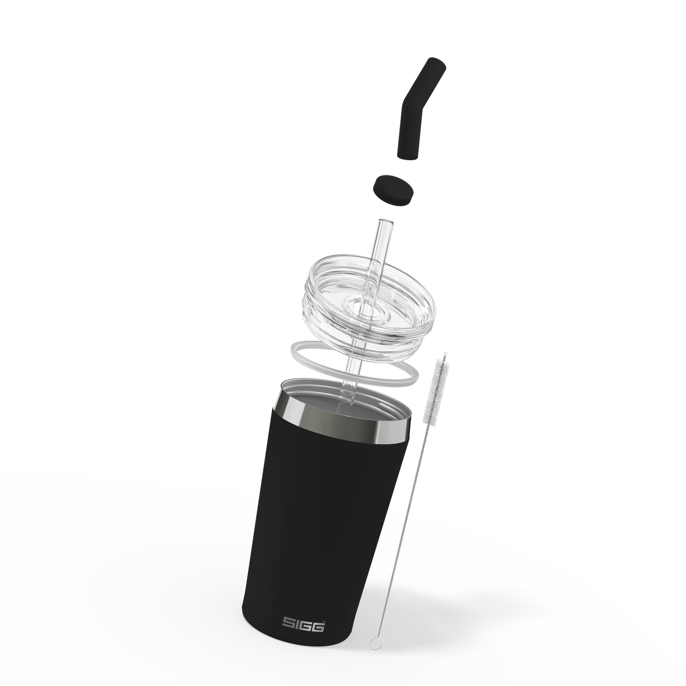 Helia Black Trinkflasche