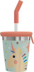 Kids Straw Cup Unistar Trinkflasche