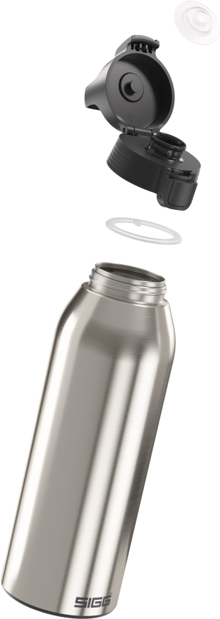 Shield One Brushed Trinkflasche