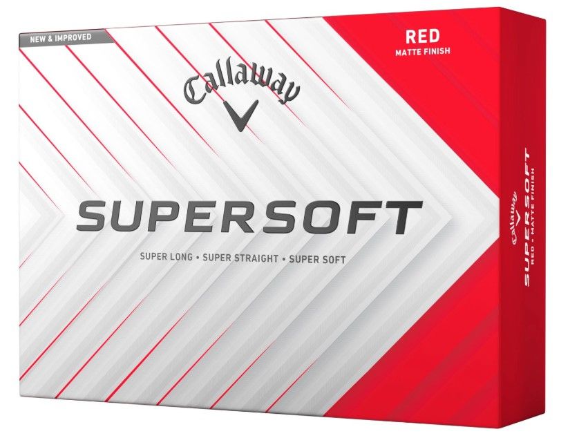 Supersoft (2026) DZ Rot Golfbälle