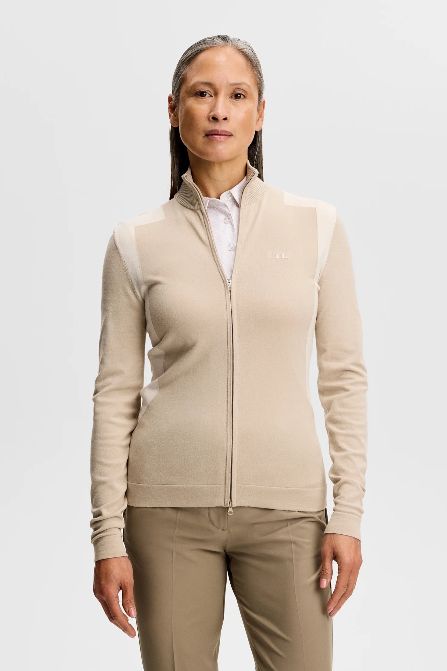 Pull zippé tricoté Bianca pour femme Island Fossil