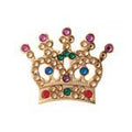 Style Swarovski Crystal Ballmarker Krone Gold