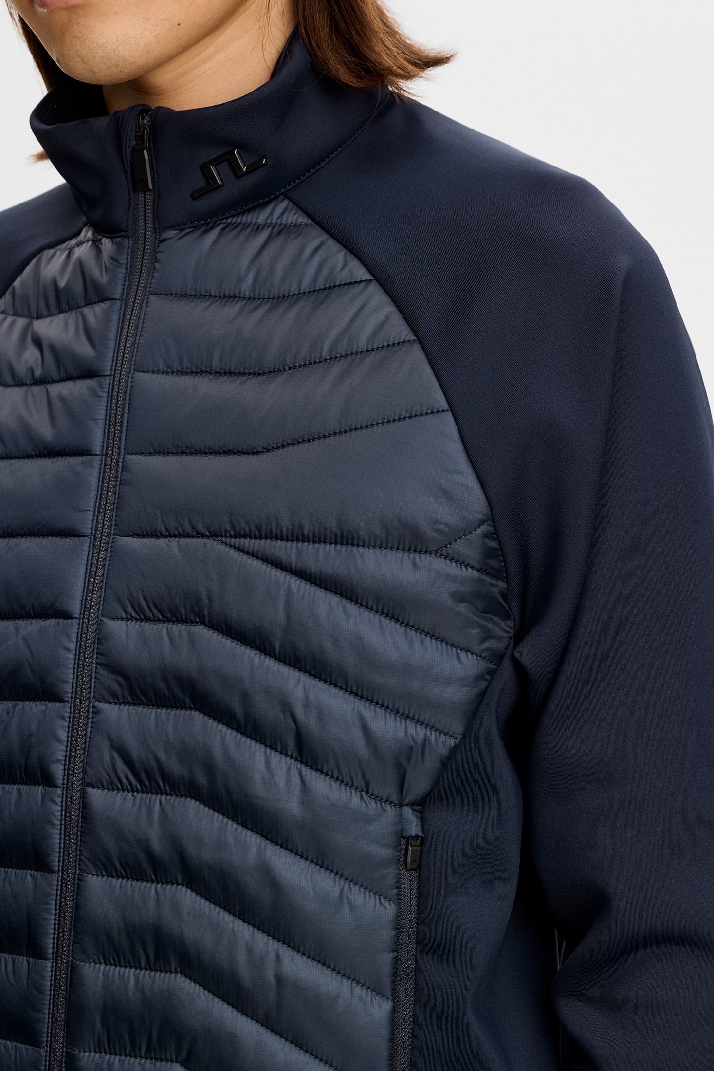 Heyden Quilt Hybrid Jacke Herren Navy