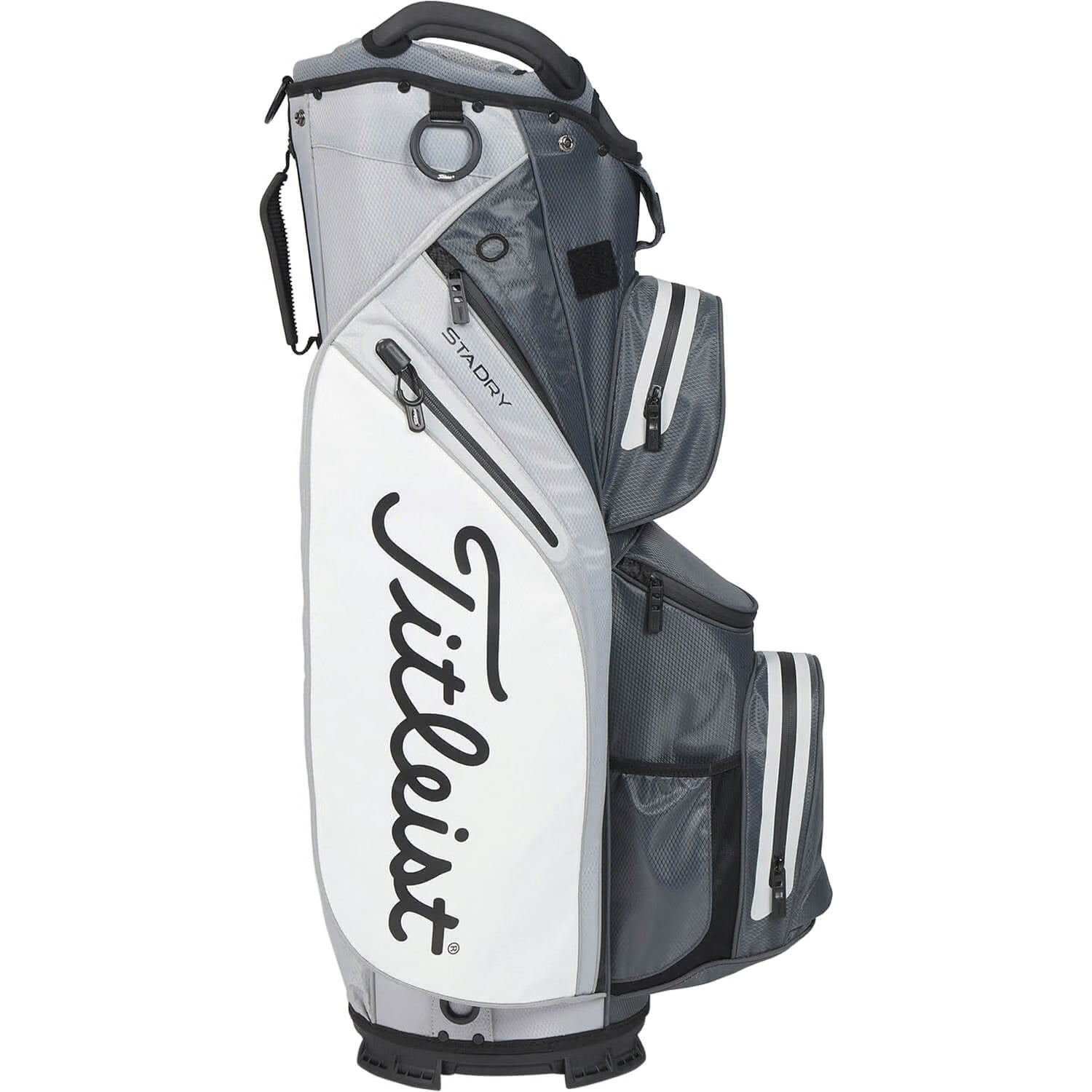 14 Stadry Cartbag Charcoal/Grau/Weiss