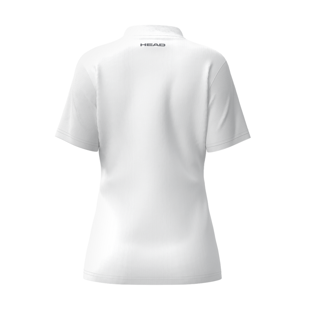 TC Wallisellen Tech Polo Femme Blanc avec impression