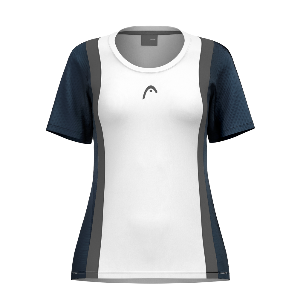 Club 25 Tech T-Shirt Damen Navy/Weiss