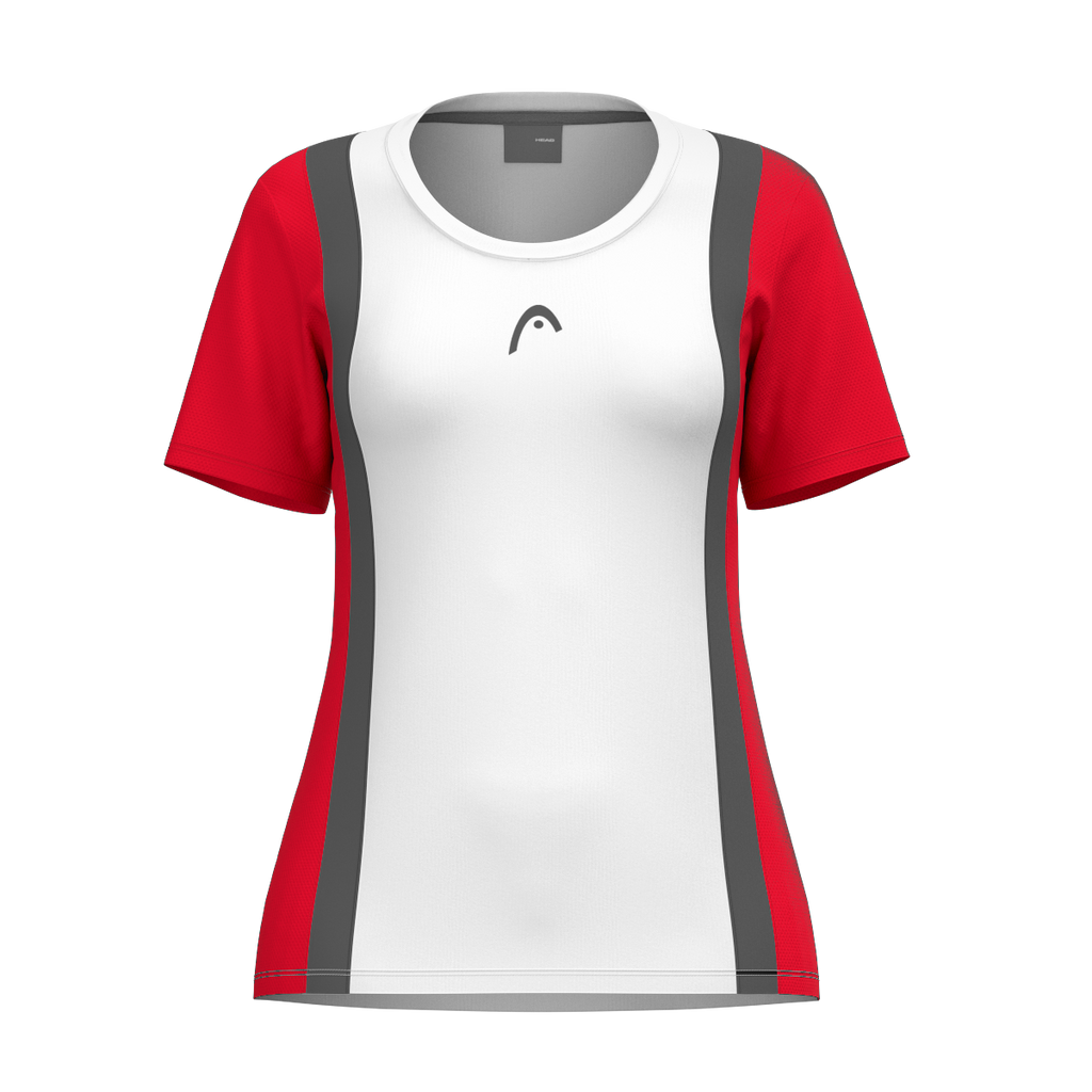 Club 25 Tech T-shirt Femme Rouge/Blanc