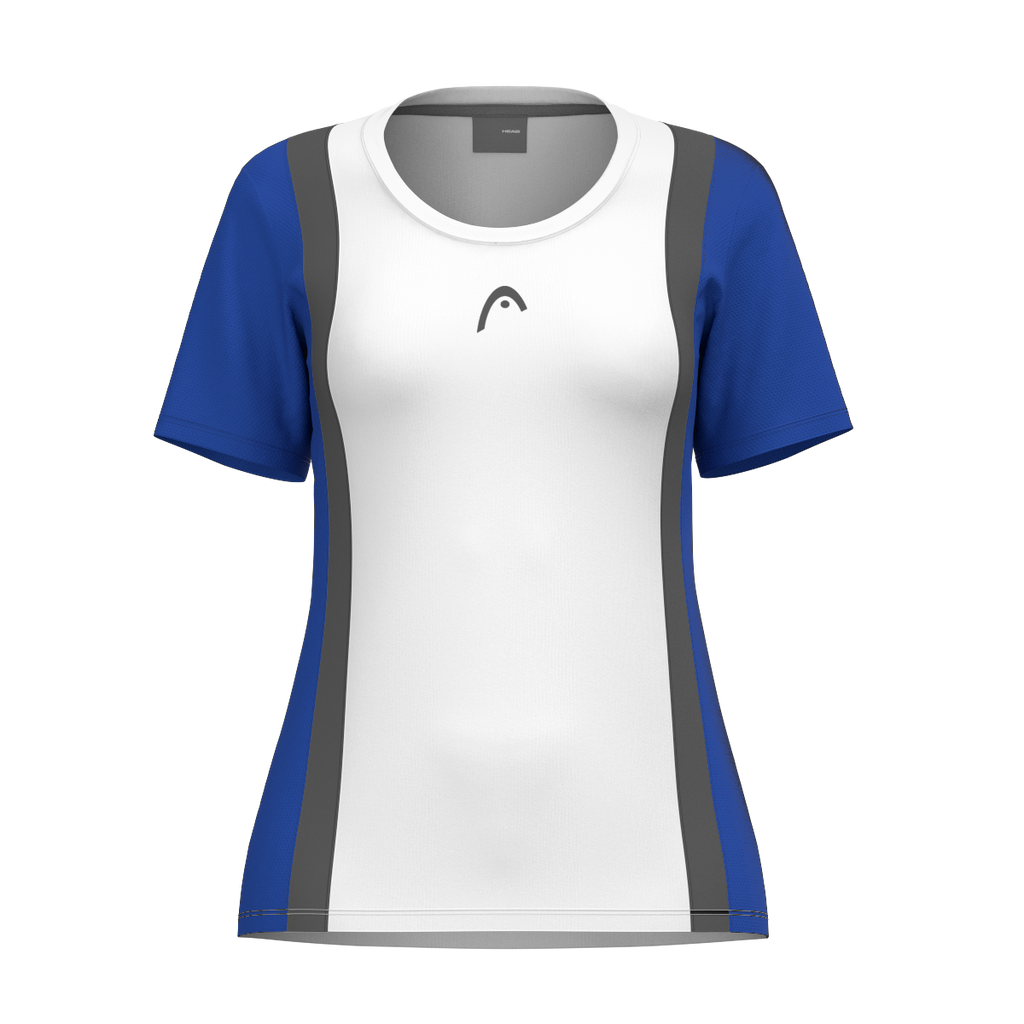 Club 25 Tech T-Shirt Damen Königsblau/Weiss
