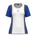 Club 25 Tech T-Shirt Damen Königsblau/Weiss