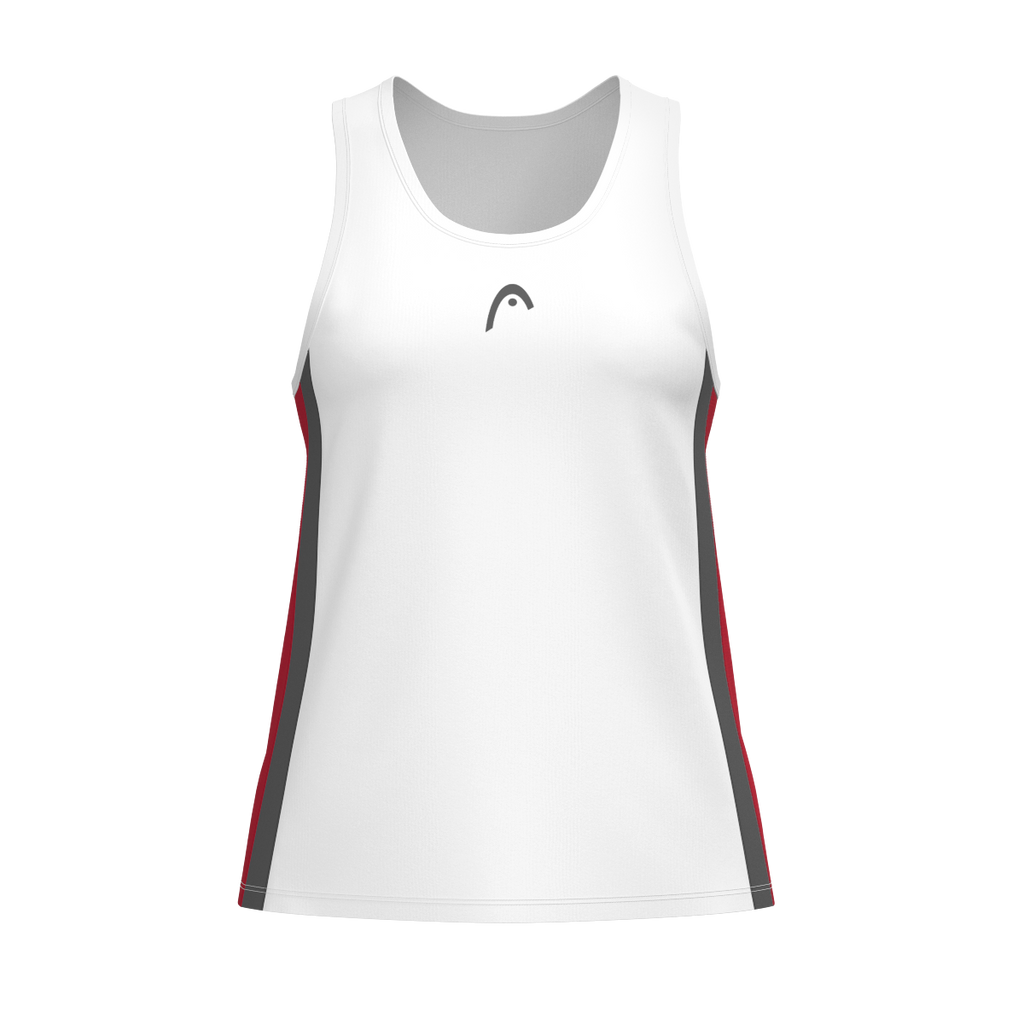 Club 25 Tech Tank Top Damen Rot/Weiss