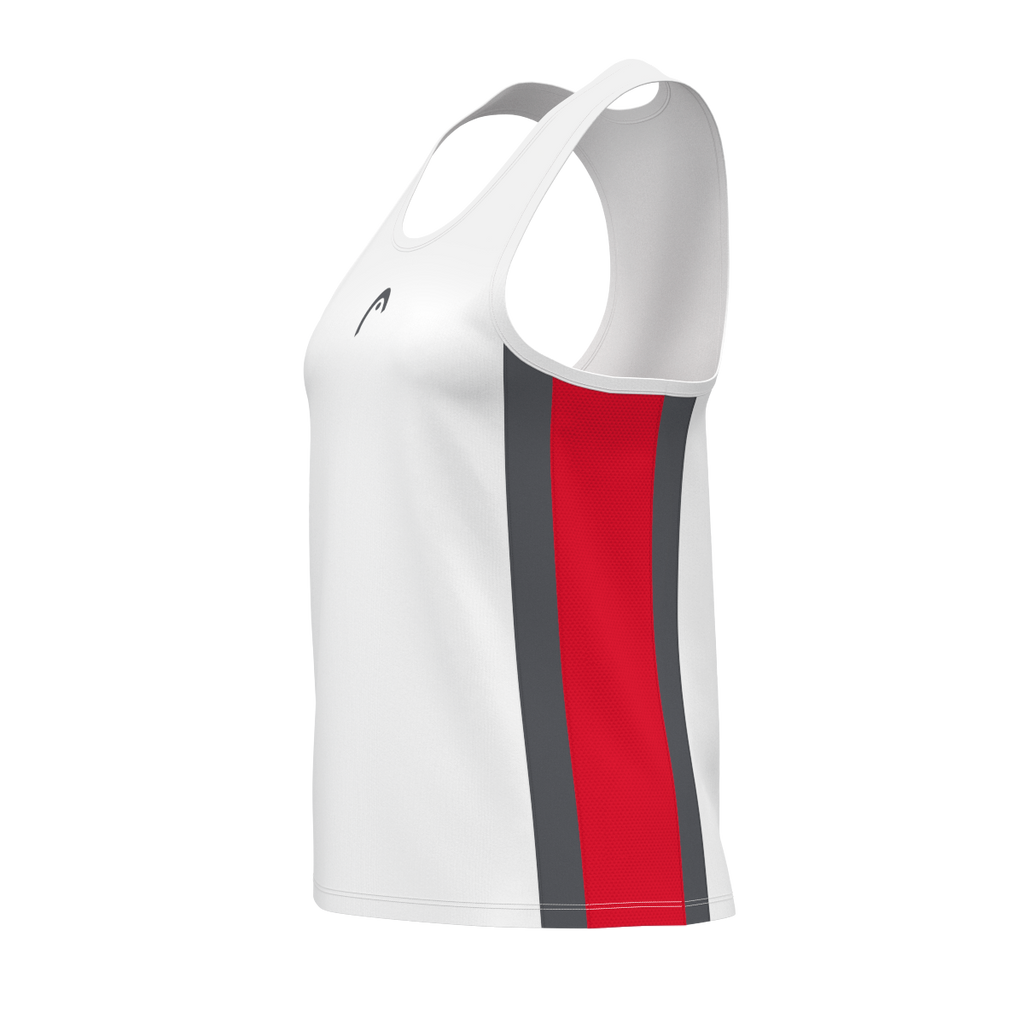 Club 25 Tech Tank Top Damen Rot/Weiss
