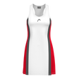 Club 25 Robe Femme Rouge/Blanc