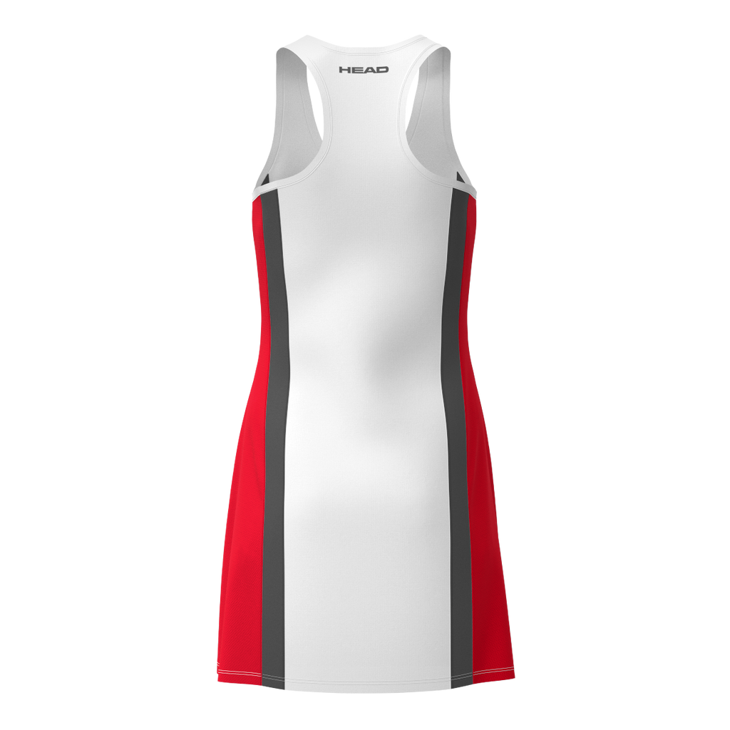Club 25 Dress Damen Rot/Weiss