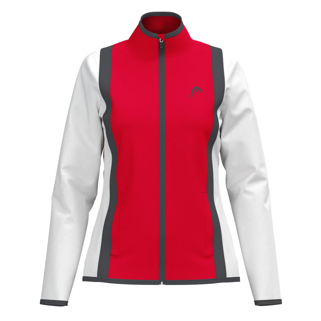 Club 25 jacket women red/white