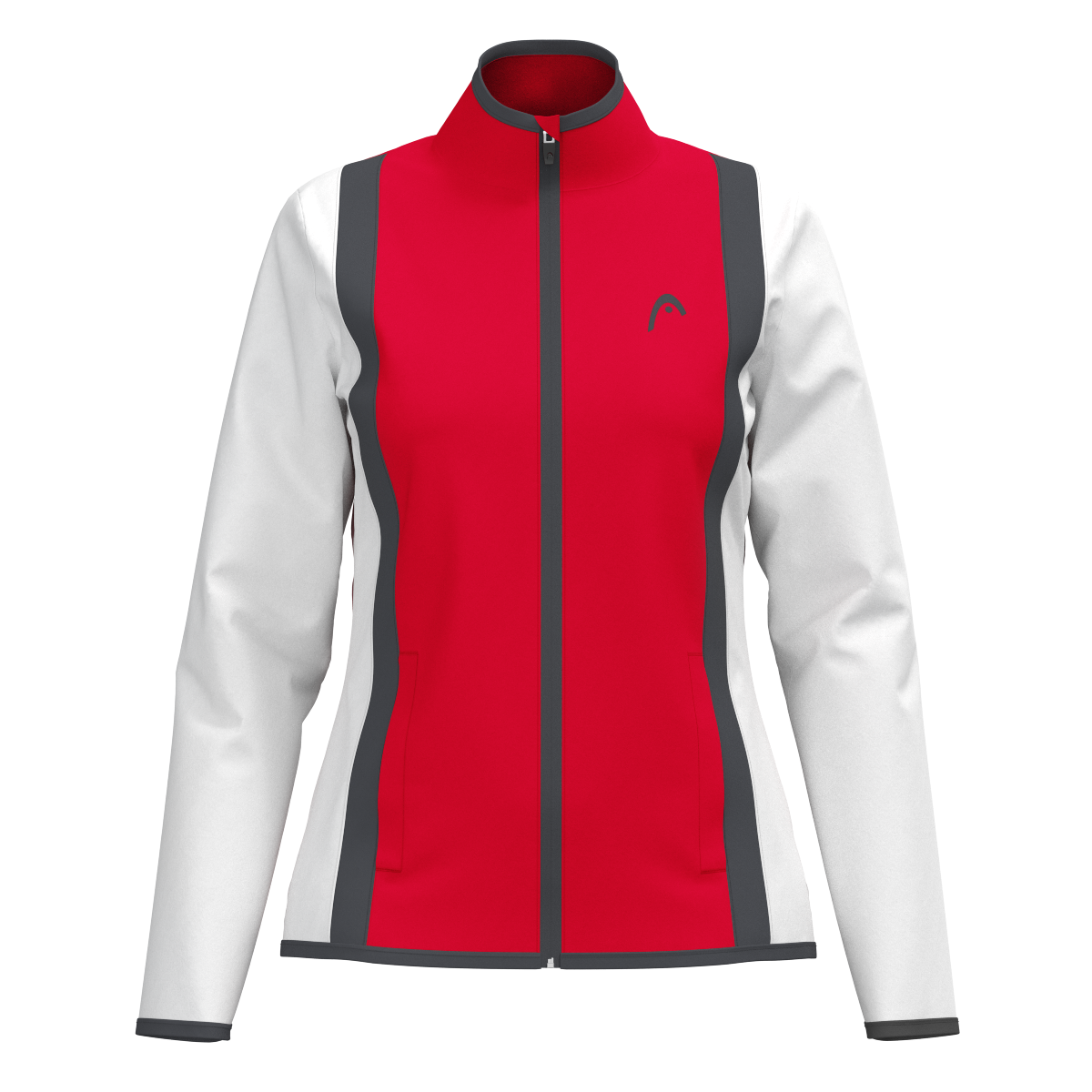 Club 25 Jacke Damen Rot/Weiss