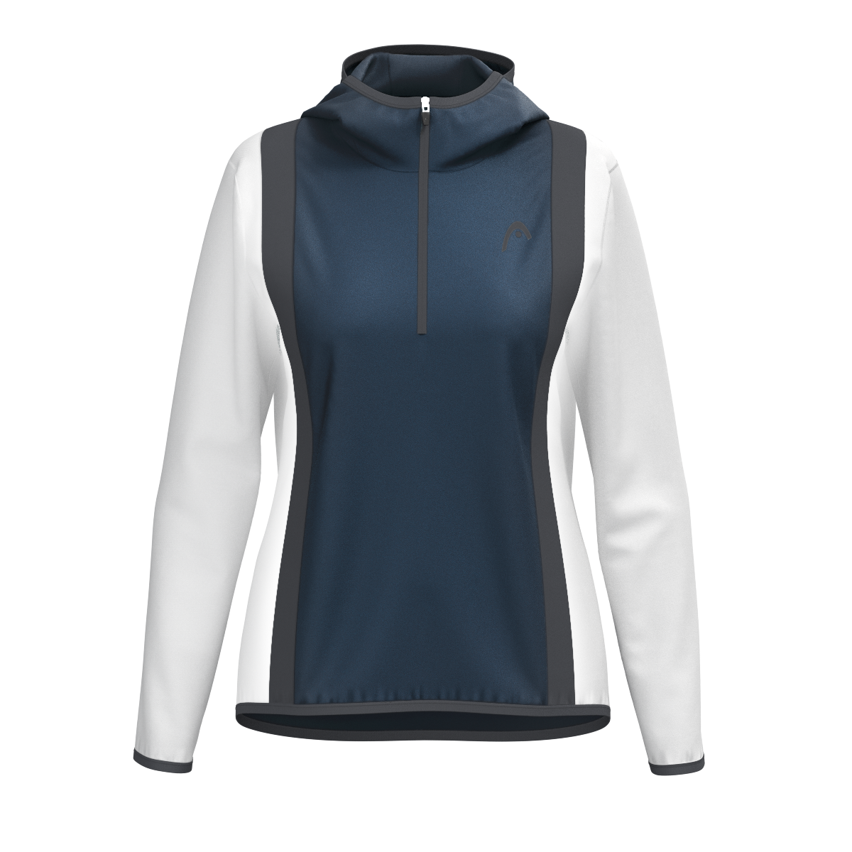 Club 25 Tech Hoodie Damen Navy/Weiss