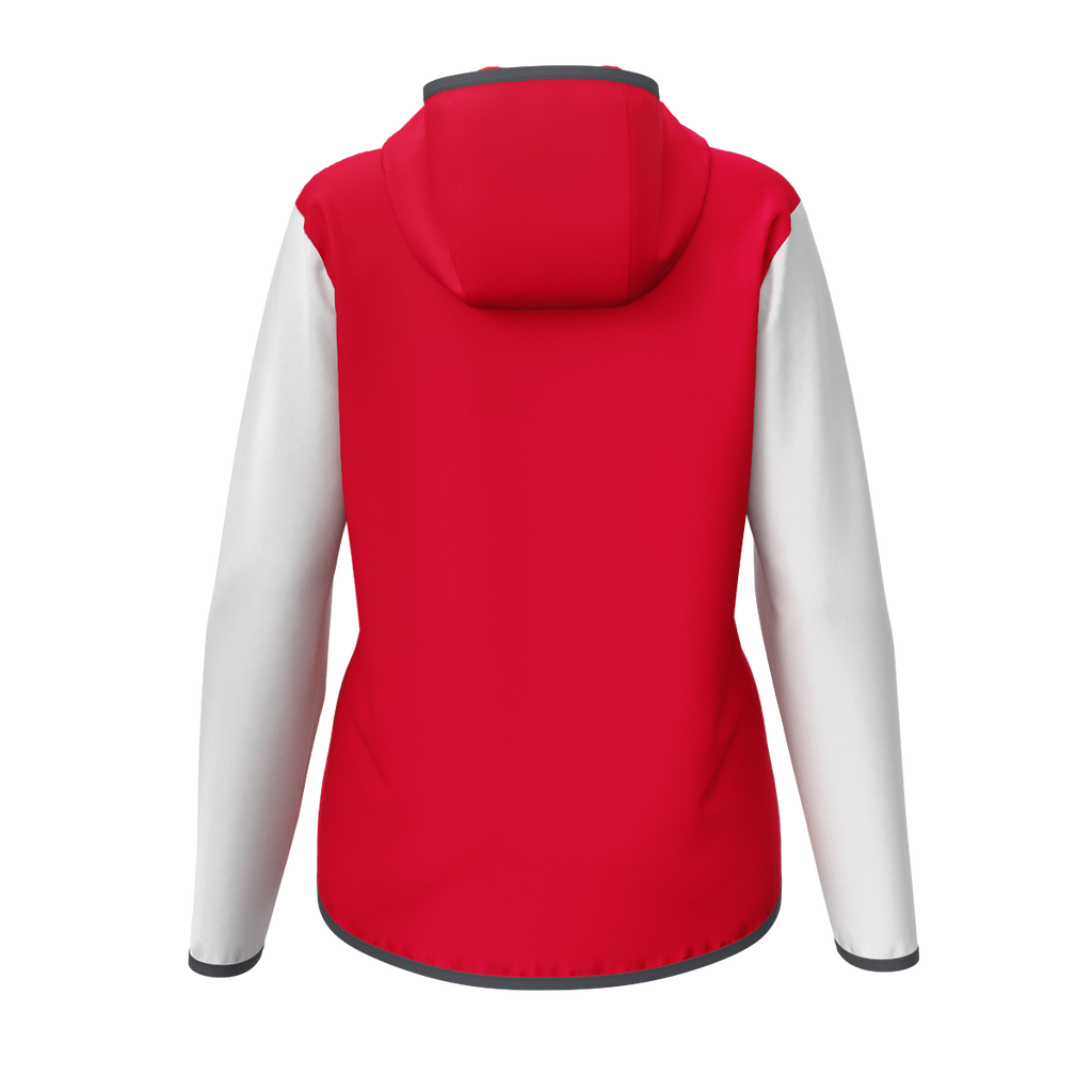 Club 25 Tech Hoodie Damen Rot/Weiss