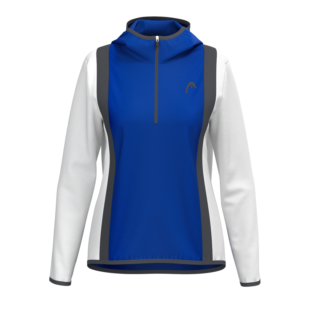 Club 25 Tech Hoodie Damen Königsblau/Weiss