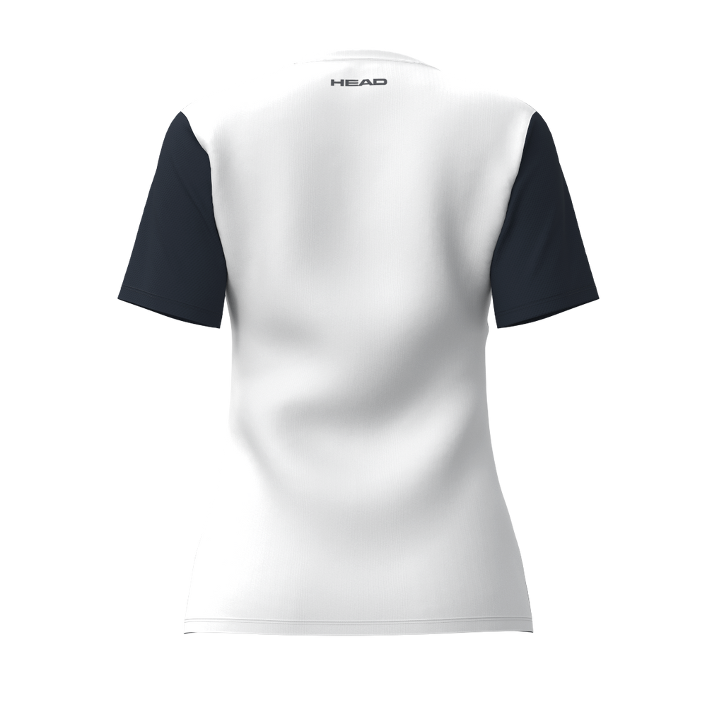Maglietta Club 25 Tech da ragazza Blu scuro/Bianco