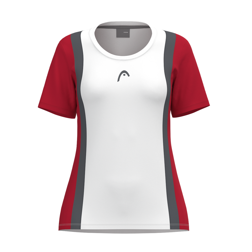 Club 25 Tech T-Shirt Mädchen Rot/Weiss