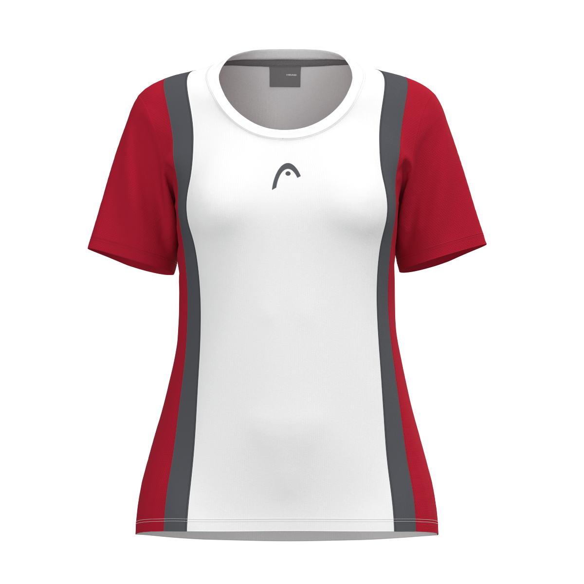 Club 25 Tech T-Shirt Mädchen Rot/Weiss