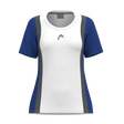 Club 25 Tech T-Shirt Girls Royal Blue/White