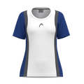 Club 25 Tech T-Shirt Girls Royal Blue/White
