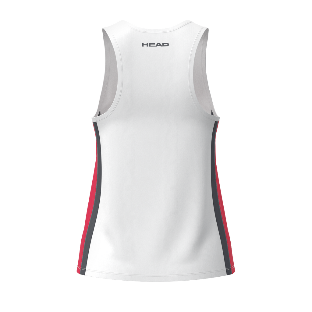 Club 25 Tech T-Shirt Girls Red/White