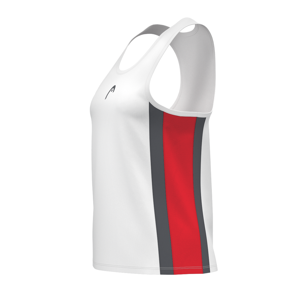 Club 25 Tech T-Shirt Girls Red/White