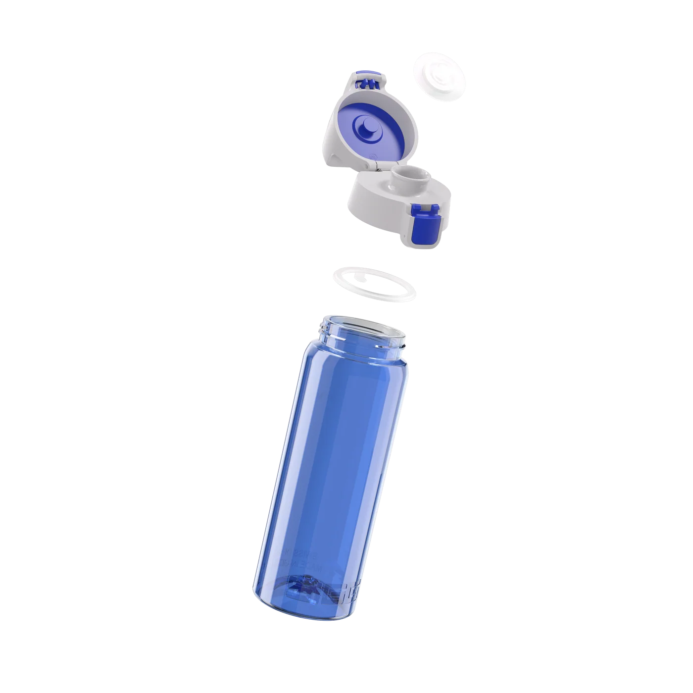 Total Color Blue Trinkflasche