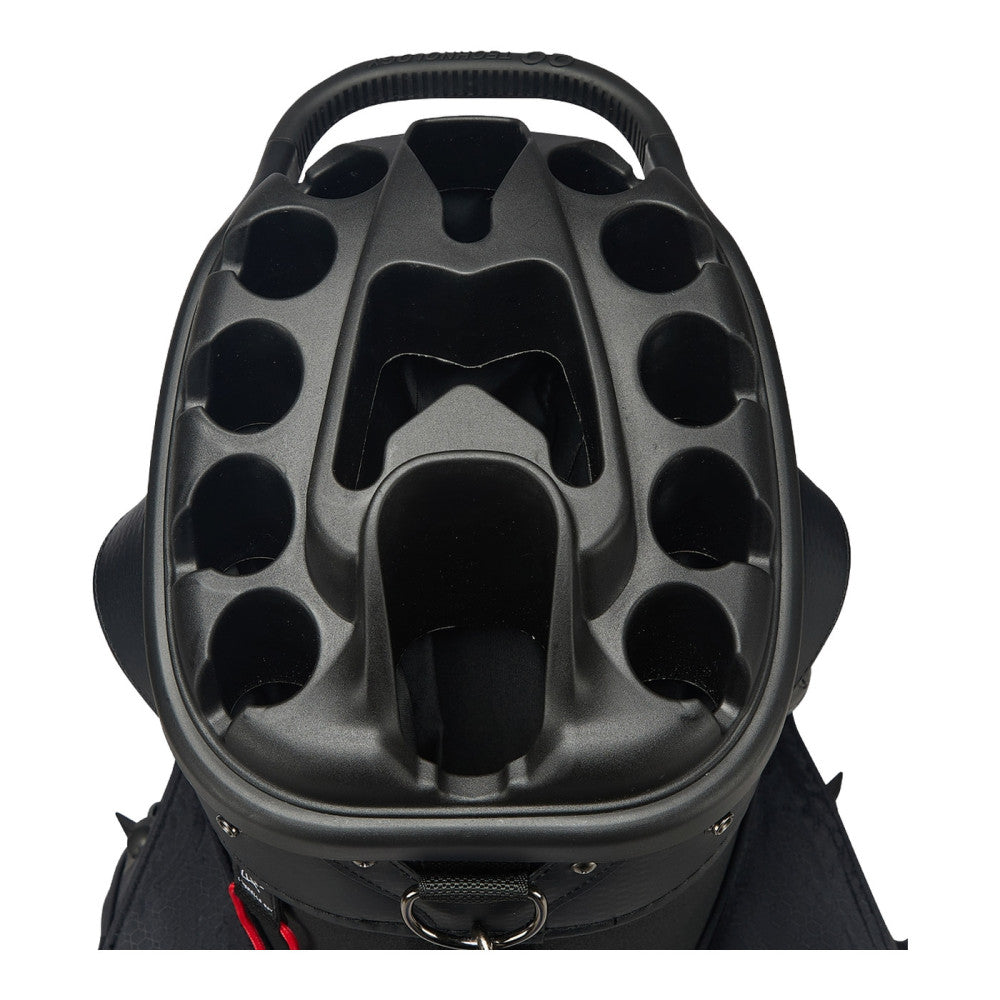 Navigator QO14 Waterproof Cartbag Schwarz/Weiss/Rot