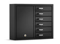 KeyBox 9006 E acier inoxydable noir
