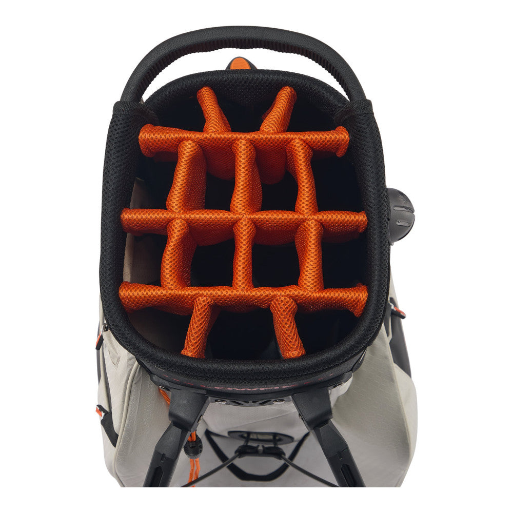 Jetpack 14 Way Water-Resistant Stand Bag Silver/Black/Orange