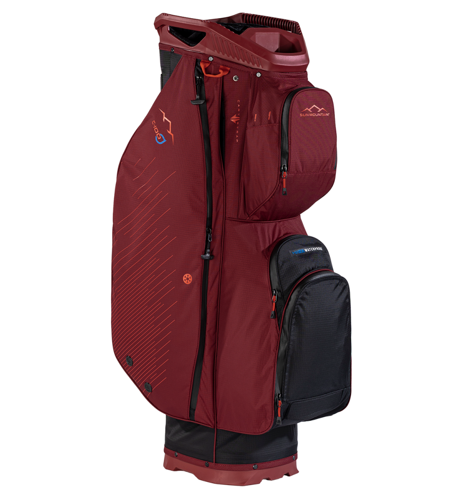 C100 H2NO Cart Bag Steel/Black/Red