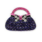 Sparkle Swarovski Crystal Ballmarker Handtasche Royal
