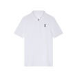 Men's White Court Polo