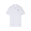 Men's White Court Polo