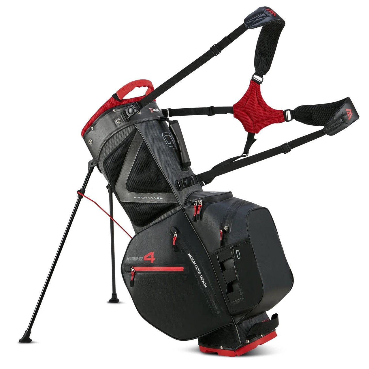 Aqua Hybrid 4 Stand Bag Black