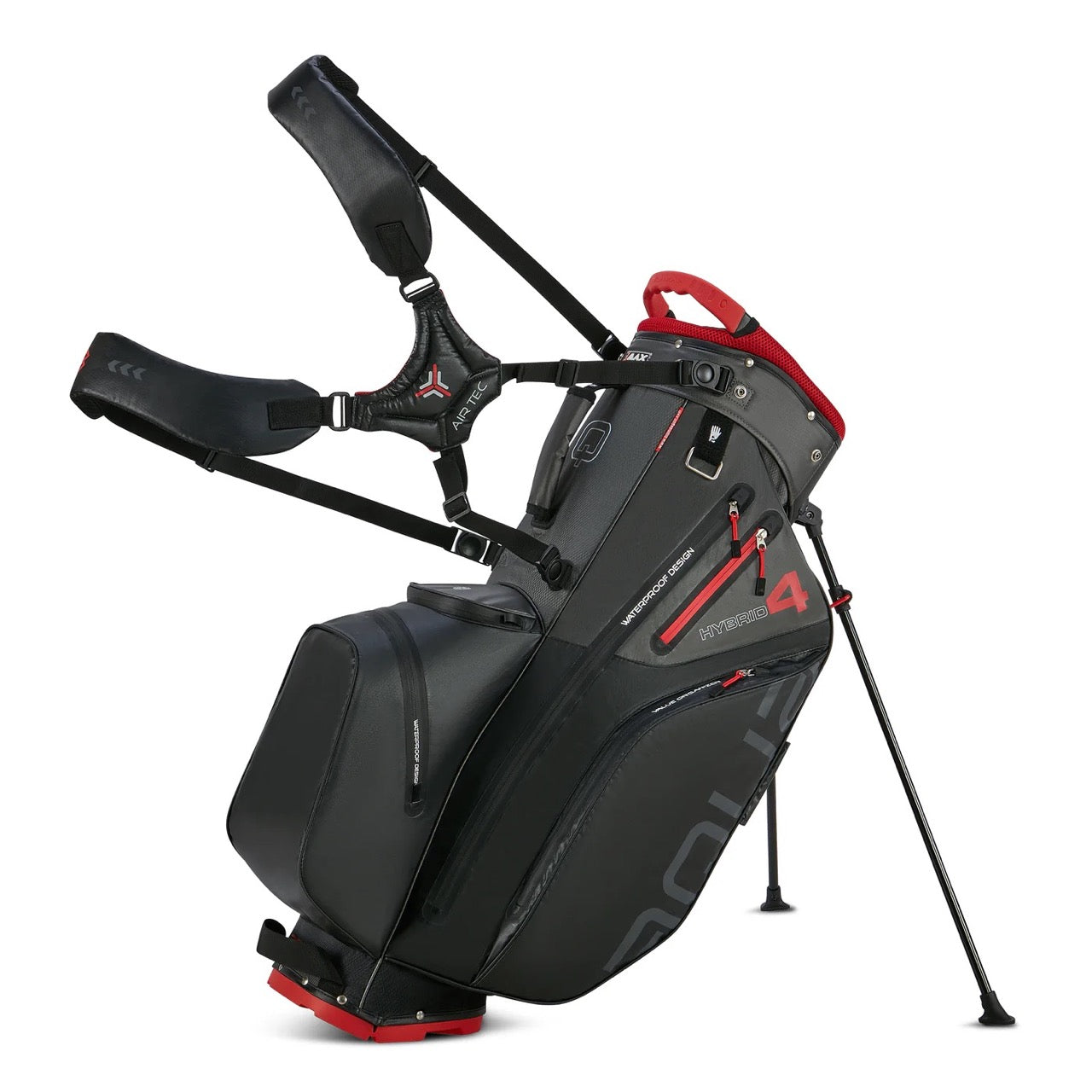 Aqua Hybrid 4 Stand Bag Black